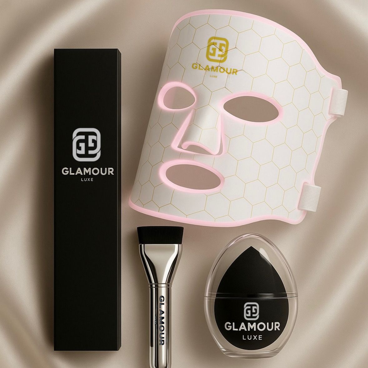 Glamour Luxe LED Face Light – Advanced Light Therapy Mask for Radiant Skin